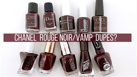 dupe for dior nail glow|chanel rouge noir gel dupe.